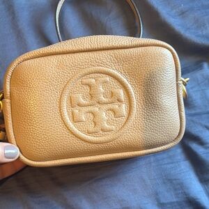 Tory Burch Tan Leather Crossbody Bag